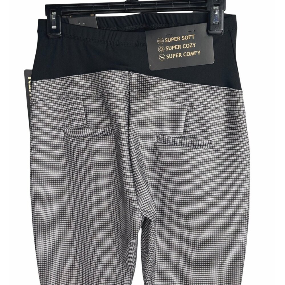Free Haven Maternity Stretch Pants With Houndstooth Print Size XL - Picture 8 of 12